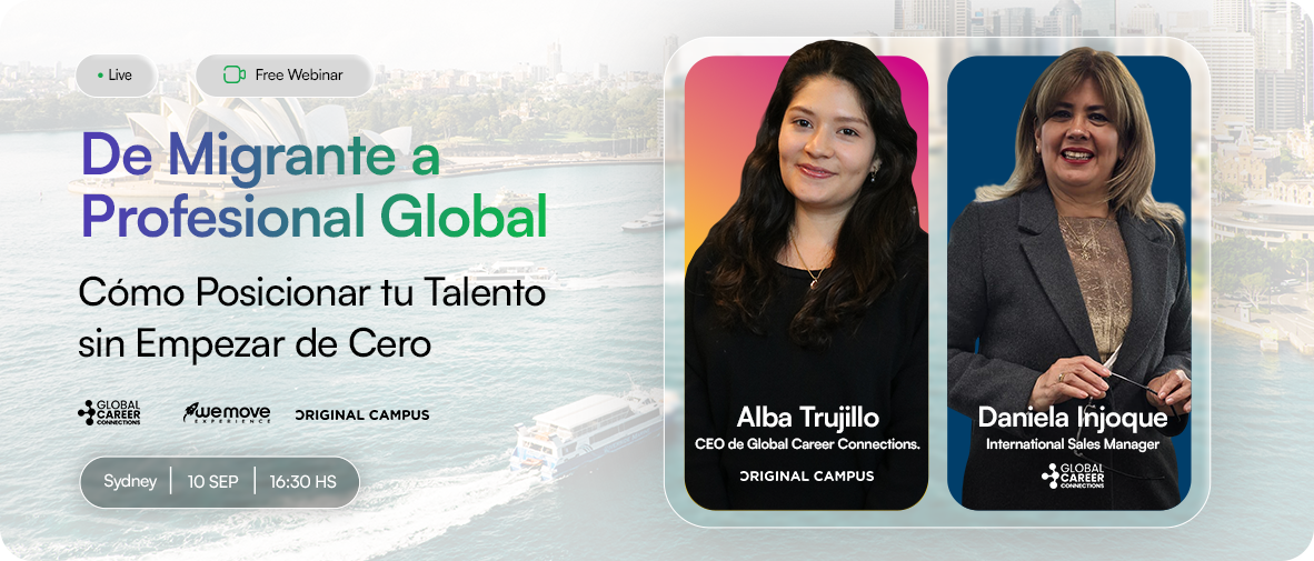 Cómo conseguir tu primer trabajo profesional en Australia - Zoom Gratuito