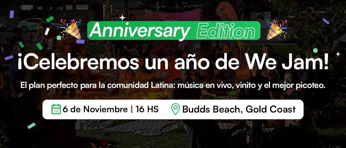 🎶 We Jam: ¡Celebramos 1 Año! 🎶