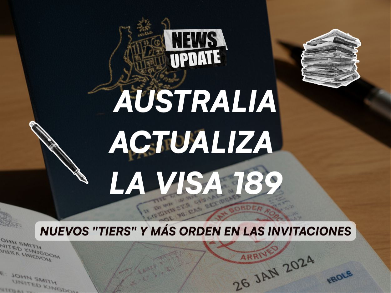 Australia actualiza la Visa 189: Nuevos "Tiers" y más orden en las invitaciones