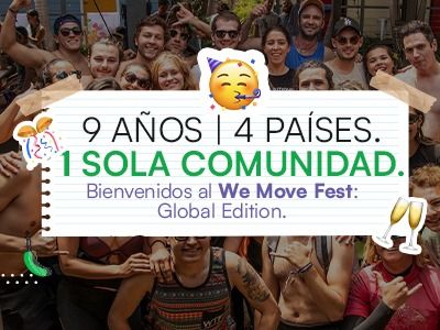 El mundo nos queda chico: We Move celebra sus 9 años Rompiendo Fronteras